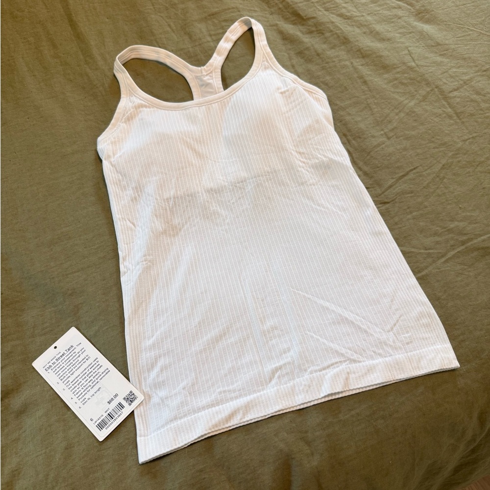 lululemon athletica Ebb to Street Tank White
